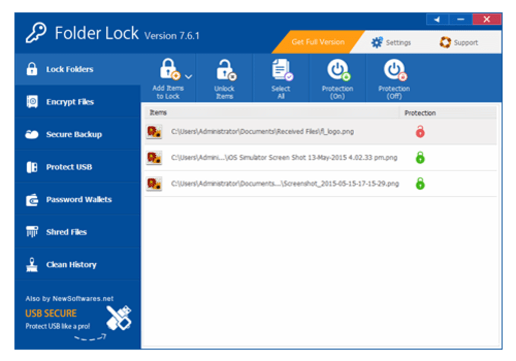 Folder lock app
